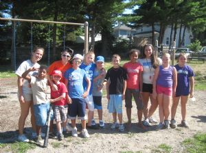 Penniman Park kids and their counselors